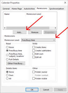 Outlook Share Calendar or Change Calendar Permissions Cilix Helpdesk